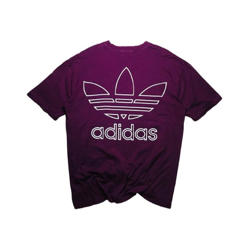 KAOS ADIDAS BIG LOGO SECOND VINTAGE/90s SINGLE ATAS BAWAH