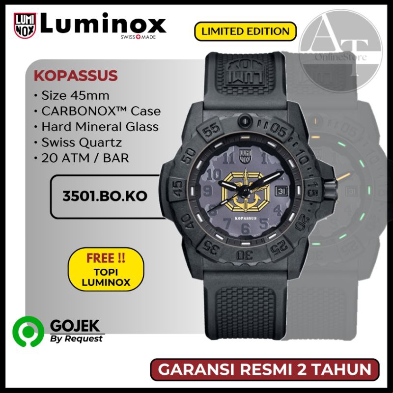 Jam Tangan Pria Luminox KOPASSUS 3501.BO.KO LIMITED EDITION 300 Pcs