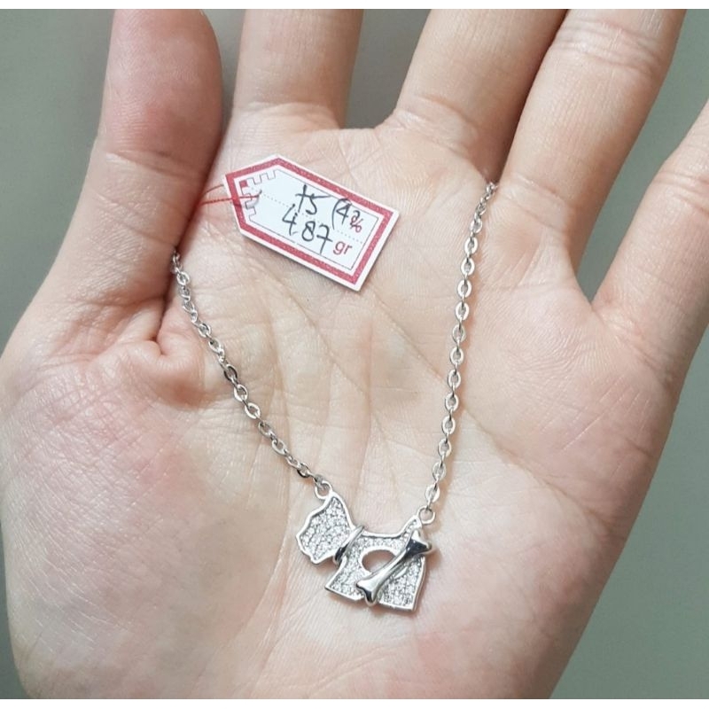 Kalung emas 75 anjing tulang
