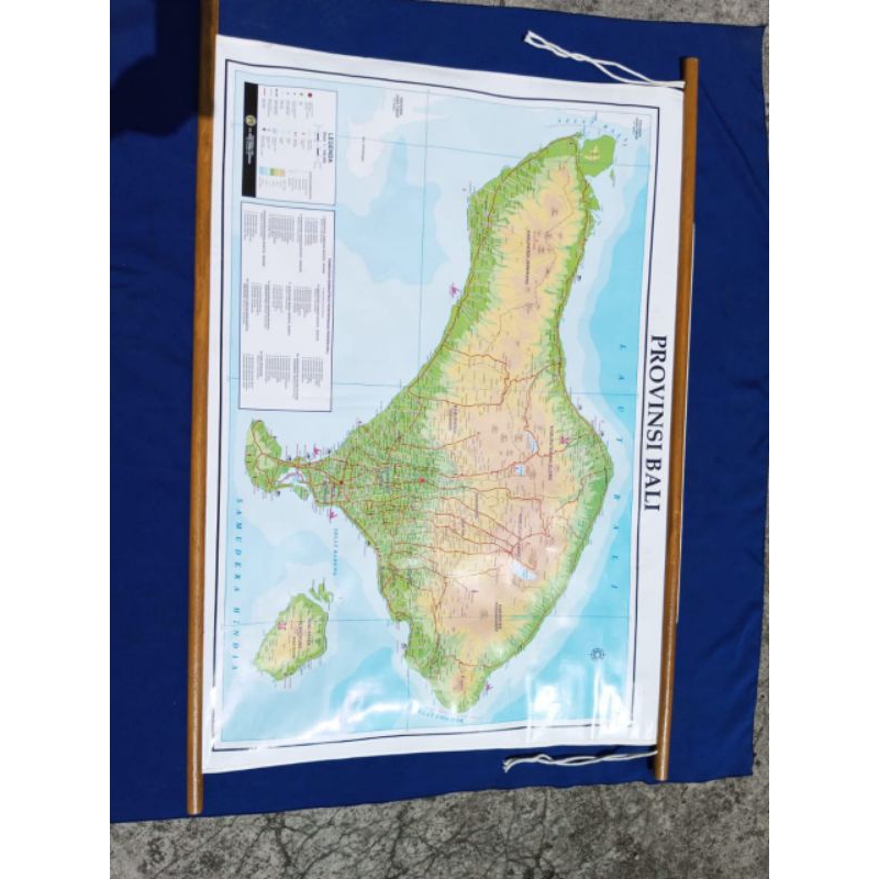peta provinsi bali bingkai