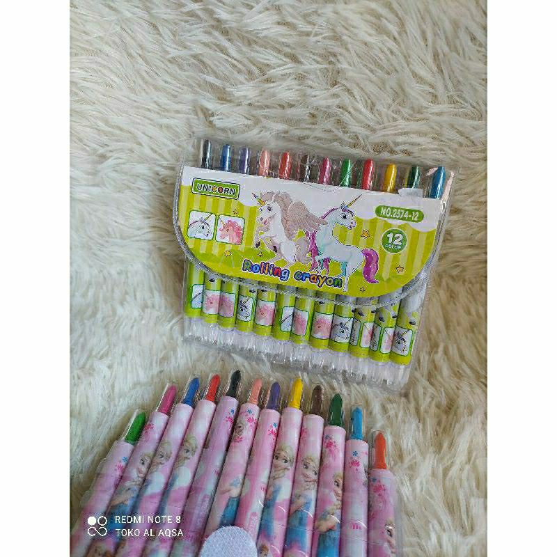 

Crayon Putar Pendek 12 Warna