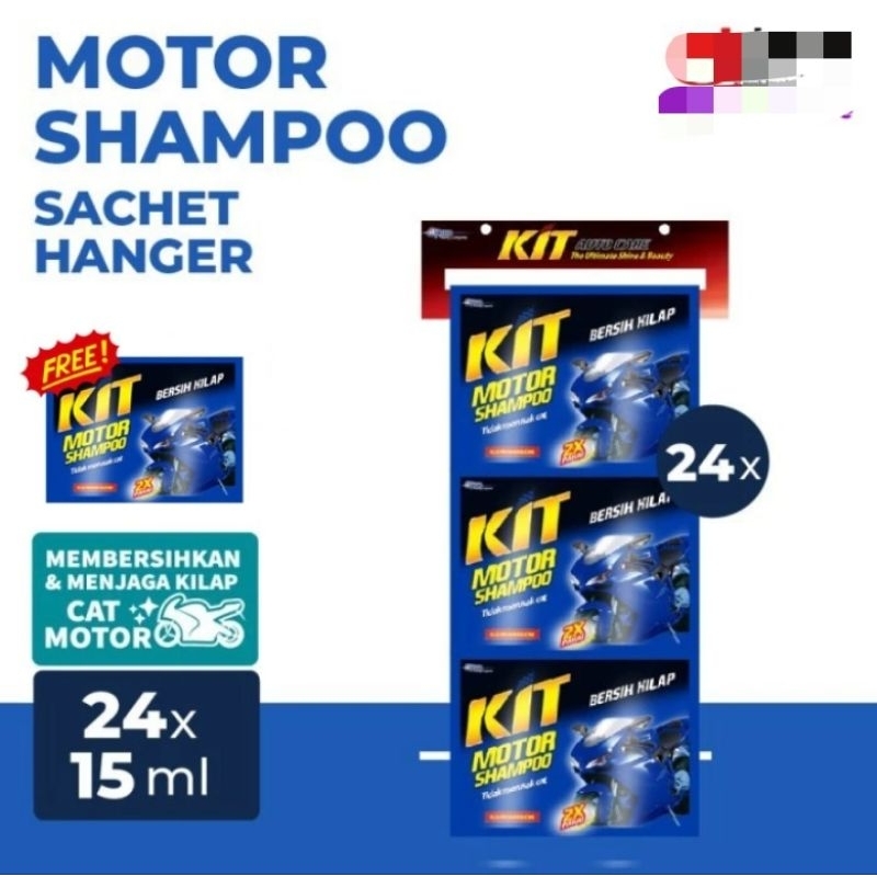 KIT SHAMPO MOTOR/MOBIL SACHET 15 ML GROSIR