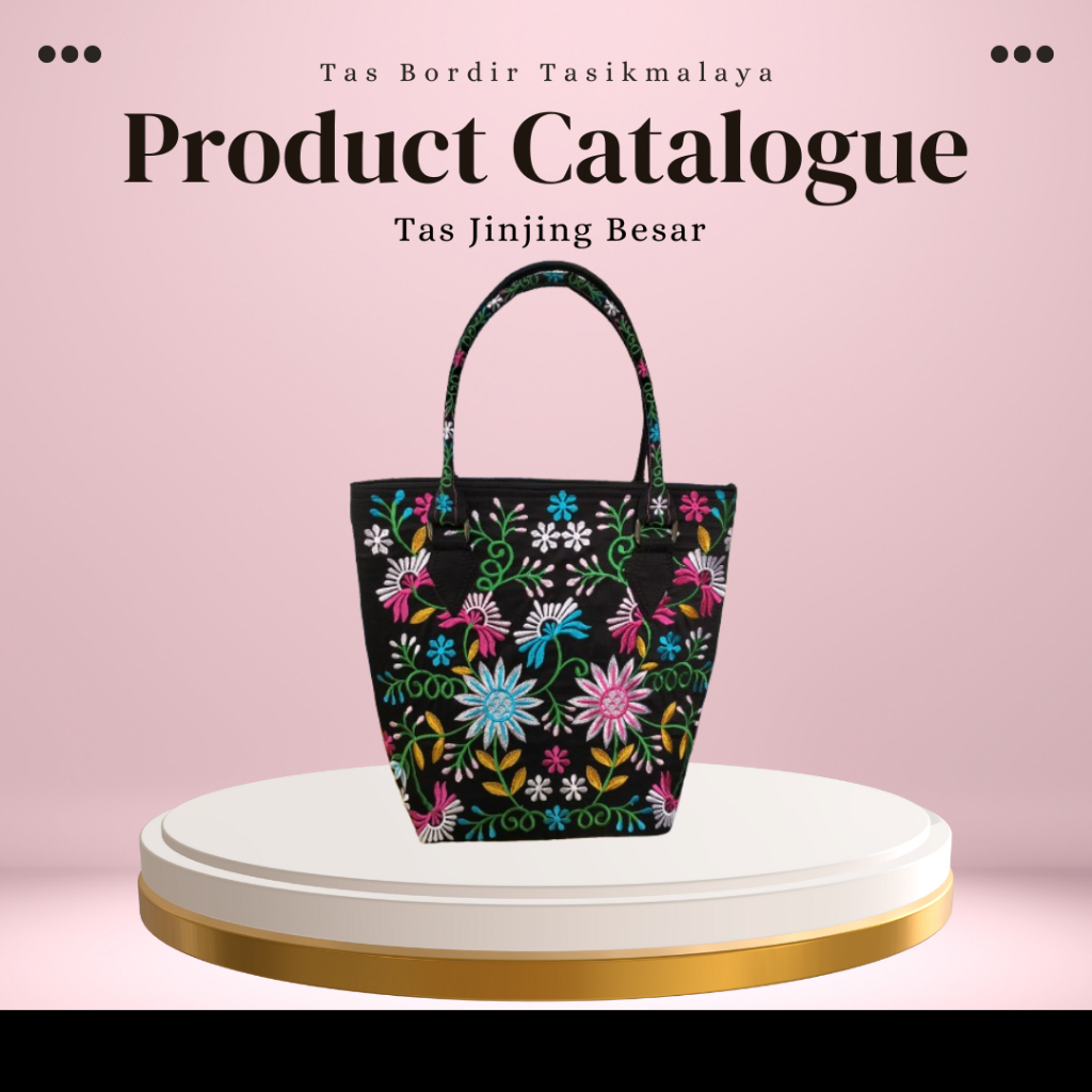 Tas Jinjing Wanita / Tas Jinjin Wanita Import Elegan / Tas Bordir / Totebag Wanita