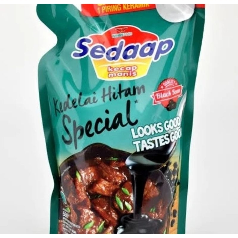 

Kecap Kedelai Hitam Special Sedap 520ml