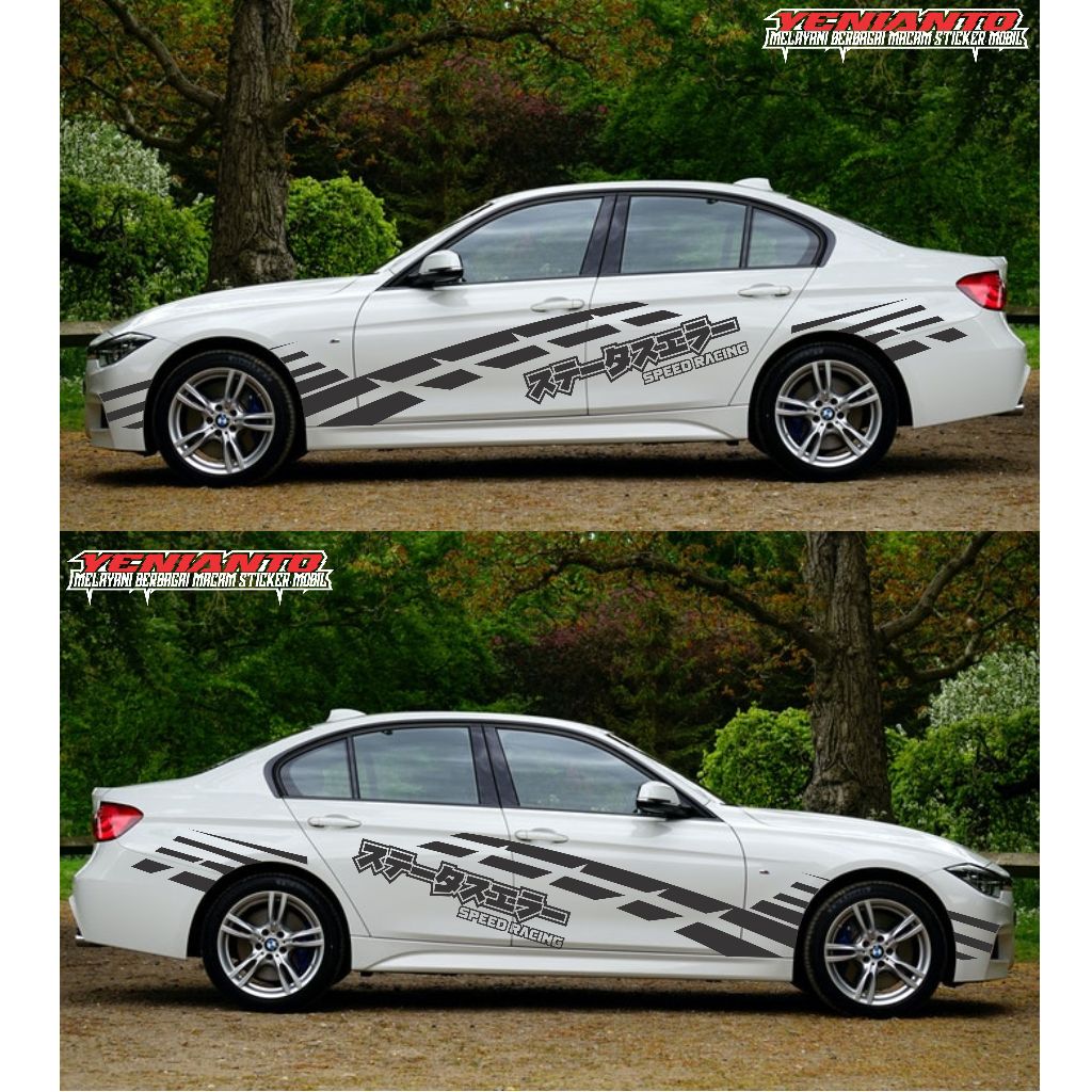 STIKER STICKER MOBIL TOYOTA SEDAN CIVIC VIOS CAMRY COROLLA