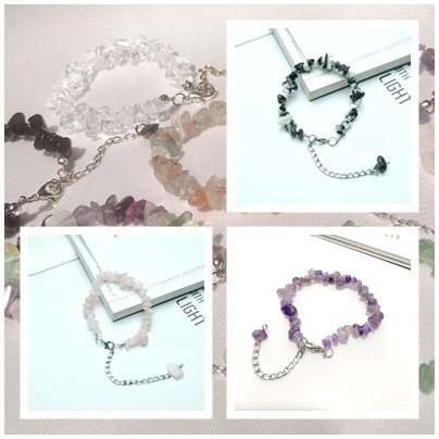 Stone Bracelet/Gelang Batu Alam Asli/ Gelang Batu Wanita/ Gelang Batu akik
