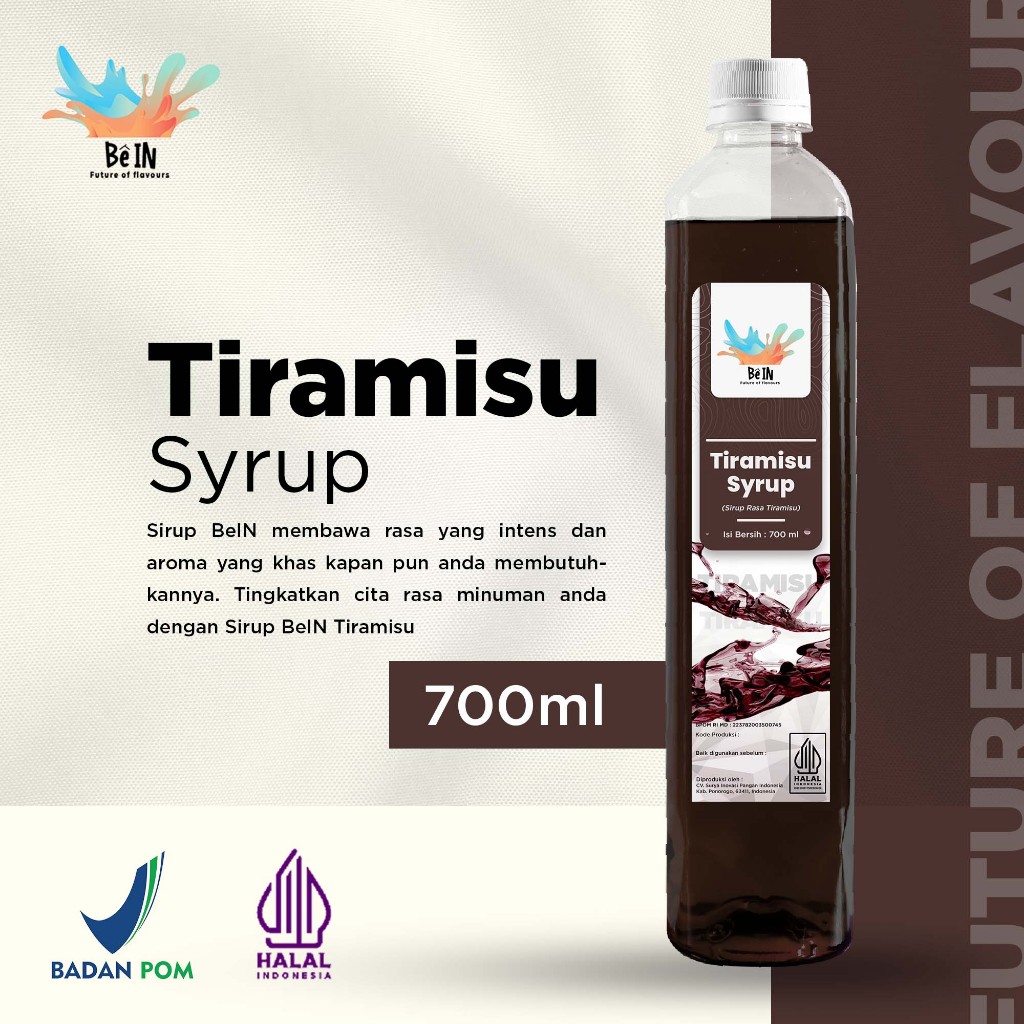 

BeIn Tiramisu Syrup - Sirup Kue Tiramisu 700 ml