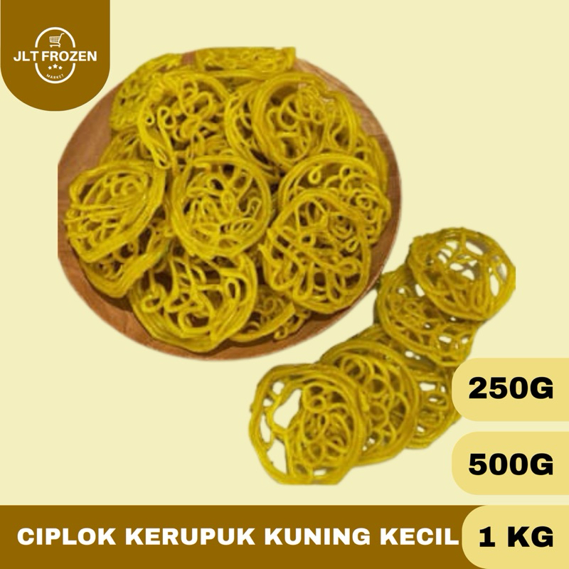 

Kerupuk Mie / Krupuk Mie Kuning Mentah / Kerupuk Mie Kecil Ciplok Kuning / Kerupuk Rujak Asinan REPACK - 250g / 500g / 1KG