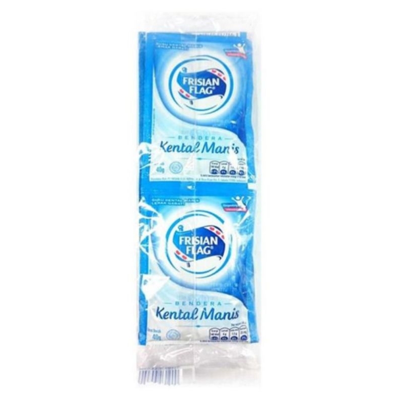 

FRISIAN FLAG Kental Manis Putih 6 sachet x 40 gram