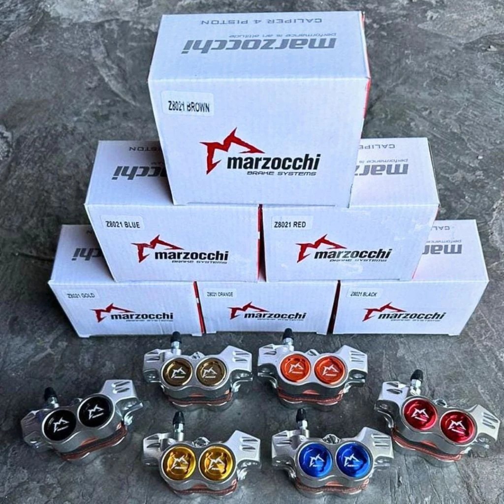 Kaliper  Formula 4 Piston Bahan Full Cnc Universal Semua Motor marzocchi