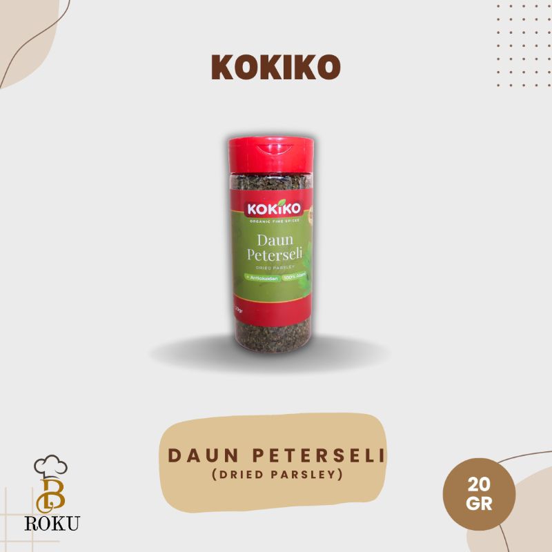 

Kokiko Daun Peterseli / Parsley Kering 20 gr