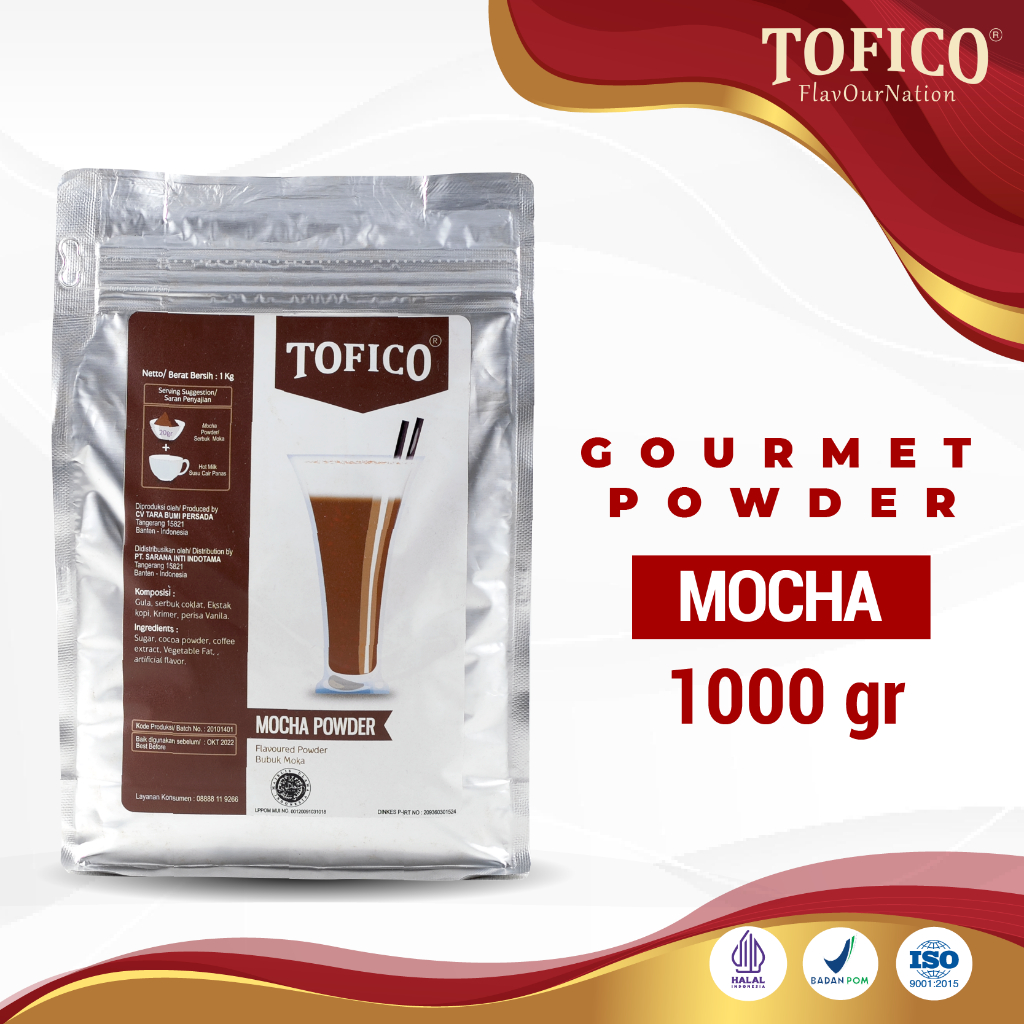 

Powder Mocha Tofico / Bubuk Rasa Mocha Premium 1KG / Tofico Syrup Official