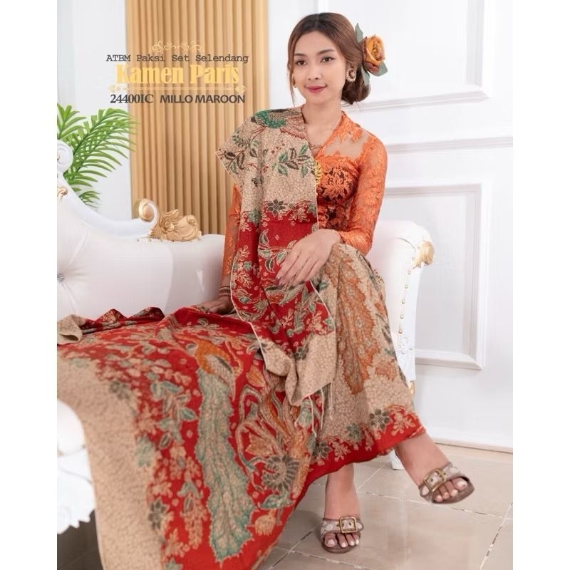 KAMEN SUTRA PARIS SET SELENDANG//KAMEN LEMBARAN BALI