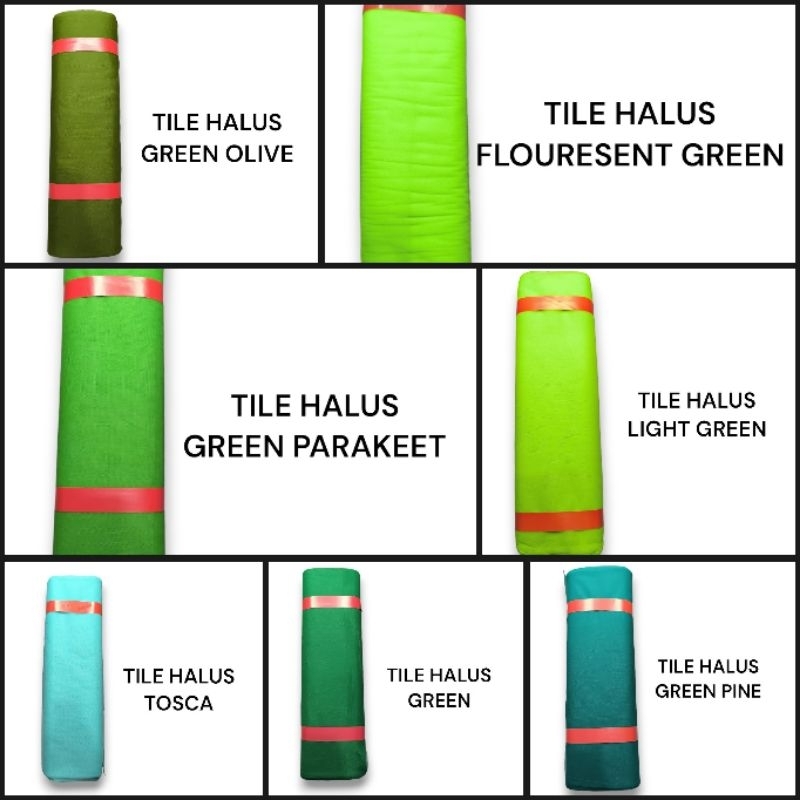 KAIN TILE HALUS LEMBUT | SOFT TILE | KAIN TULE POLOS PER 1ROLL LENGKAP