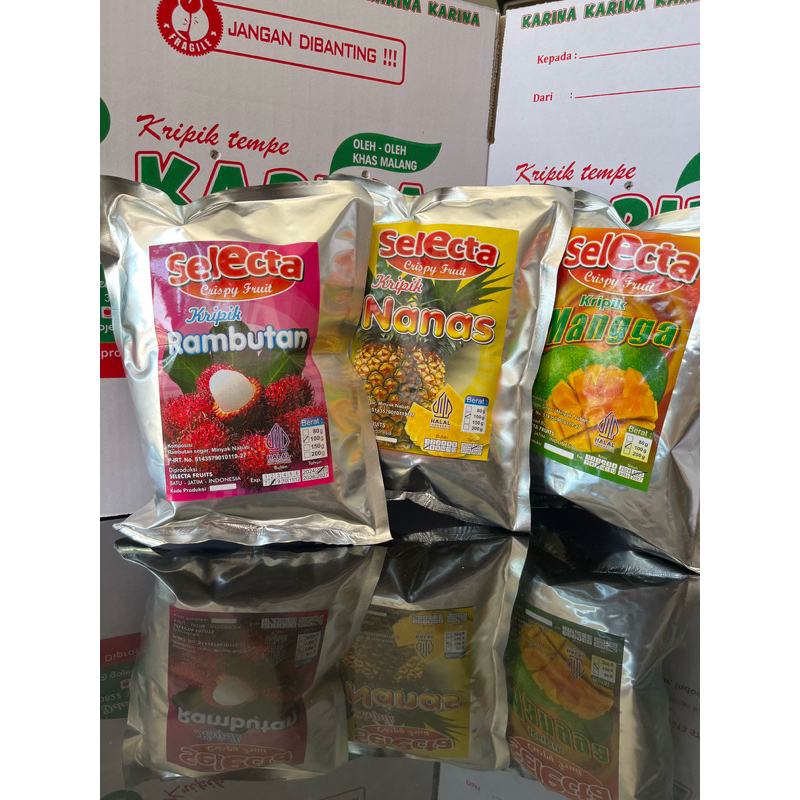 

KERIPIK BUAH SELECTA | KHAS KOTA MALANG | KERIPIK BUAH ASLI DARI BUAH PILIHAN