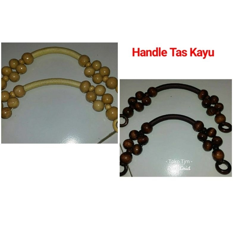 Handle tas kayu/handle tas monte kayu