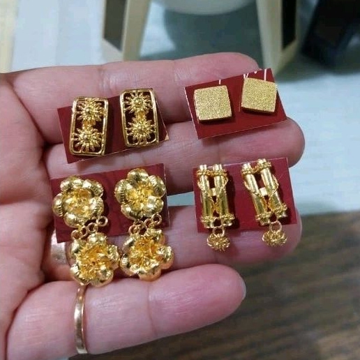 anting asli emas 24k