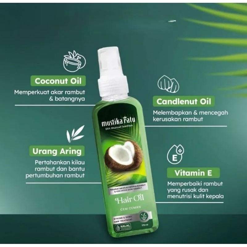 Minyak Rambut Cem ceman Mustika Ratu