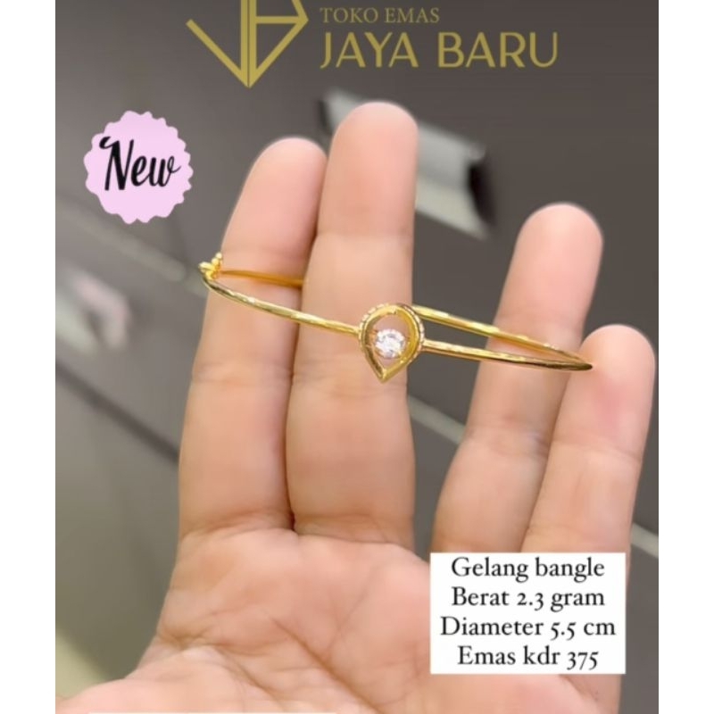 gelang tangan kaku dancing stone