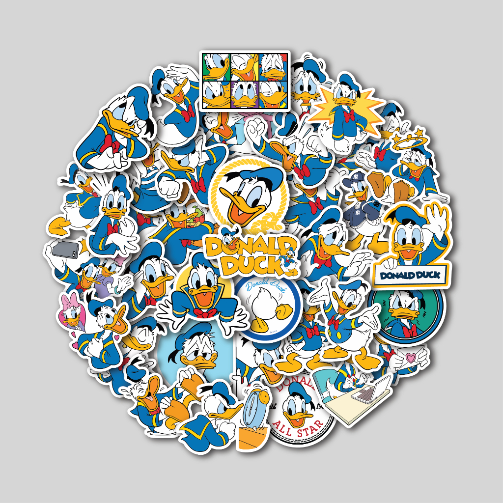 

STICKER PACK DONALD DUCK | STICKER TUMBLER | STIKER LAPTOP KOPER HELM
