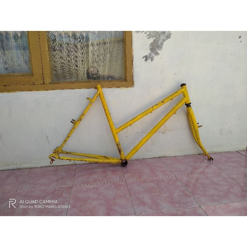 frame Fork sepeda federal lady 26 seri awal size 21" jangkung langka