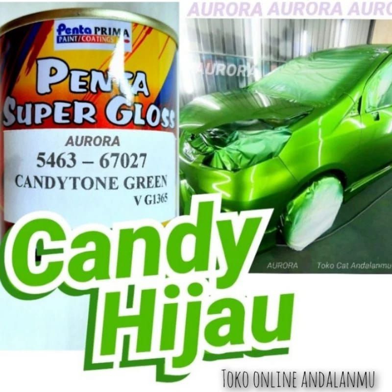 CAT CANDYTONE HIJAU PENTA CANDYTONE GREEN