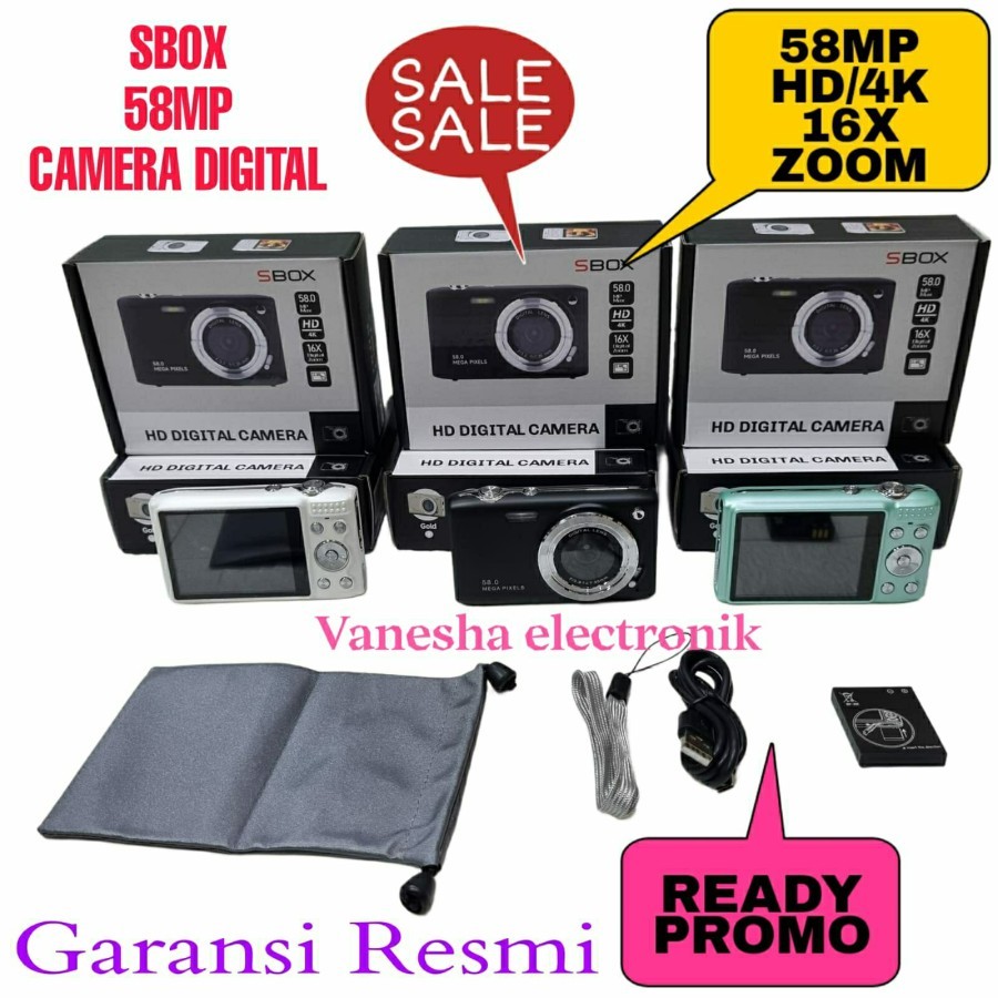 Sbox D11 Camera Digital Sbox D11 4K New