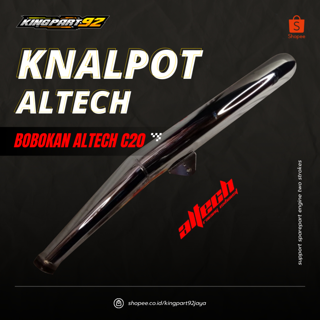 KNALPOT RX-KING ORIGINAL YAMAHA BOBOKAN ALTECH TYPE C20