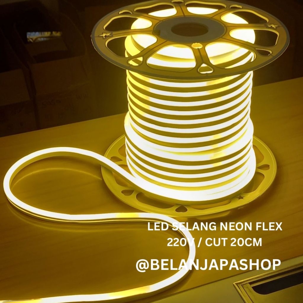 YAMASAKI LED Selang Neonflex 220V / 100METER / CUTTED 20CM
