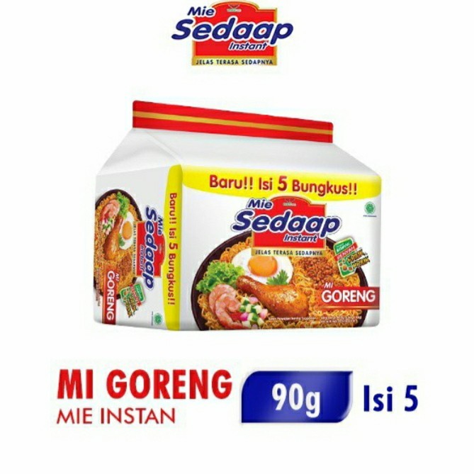 

Sedaap Mi Goreng Isi 5 Bungkus 90g