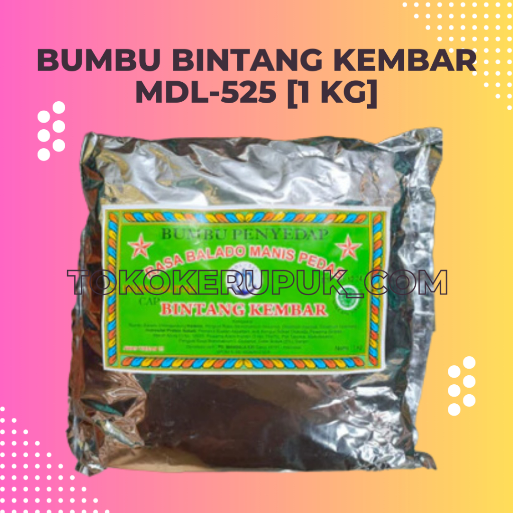 

ADY78 Bumbu BINTANG KEMBAR MDL-525 [1kg/1000gr]