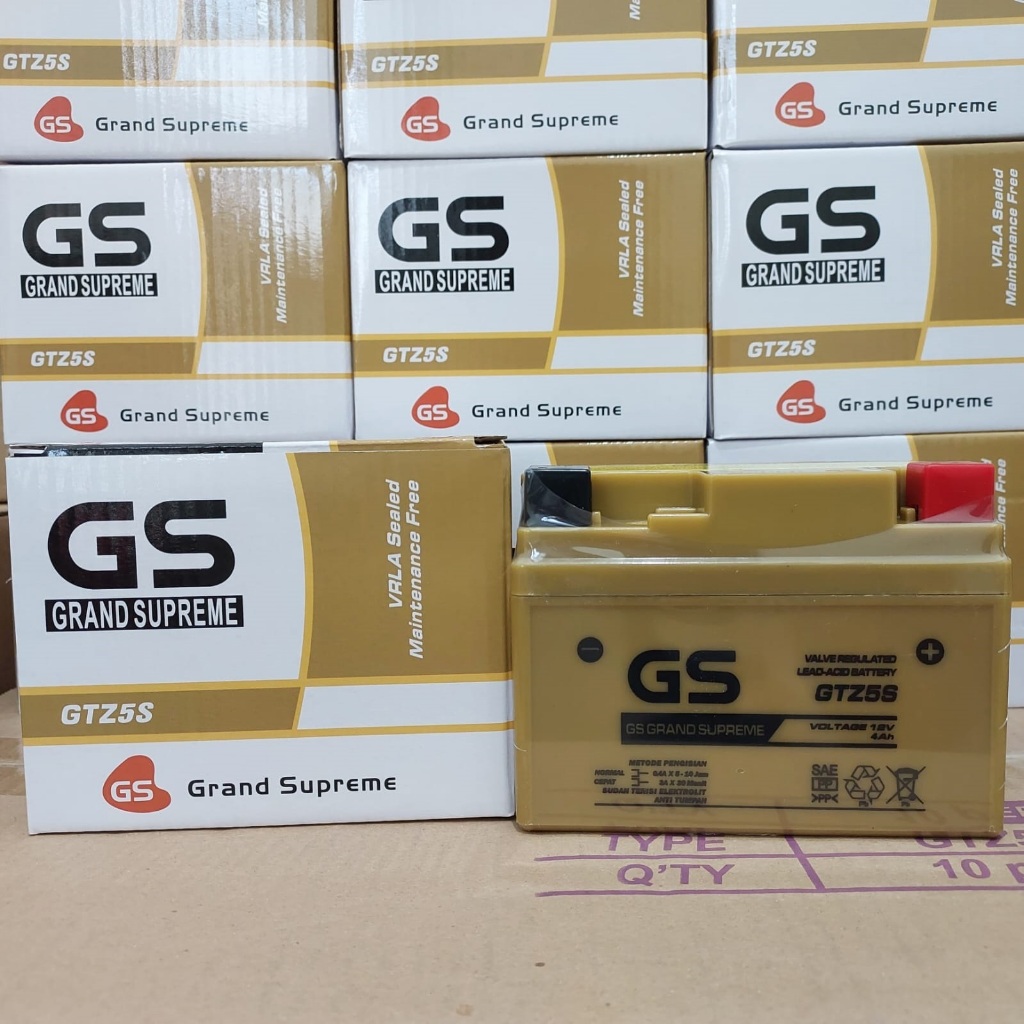 Aki Motor BeAT FI CW, BeAT Karbu, Vario 110, Supra X 125, Scoopy, Spacy, Vixon GS GTZ5S Gold Edition