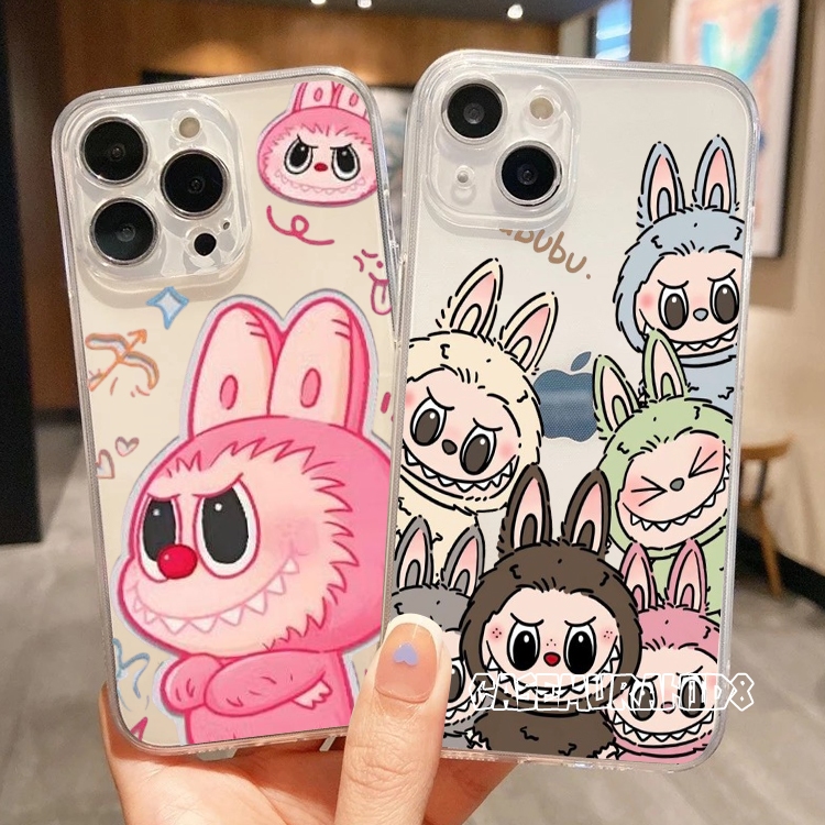 LABUBU Viral Sofcase Transparan Clear  Case Hp REALME C2 REALME C11 REALME C15 REALME C20 REALME C21