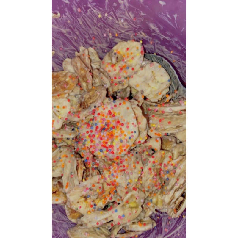 

Banana Chips, keripik pisang lumer (pangsit Lumier)