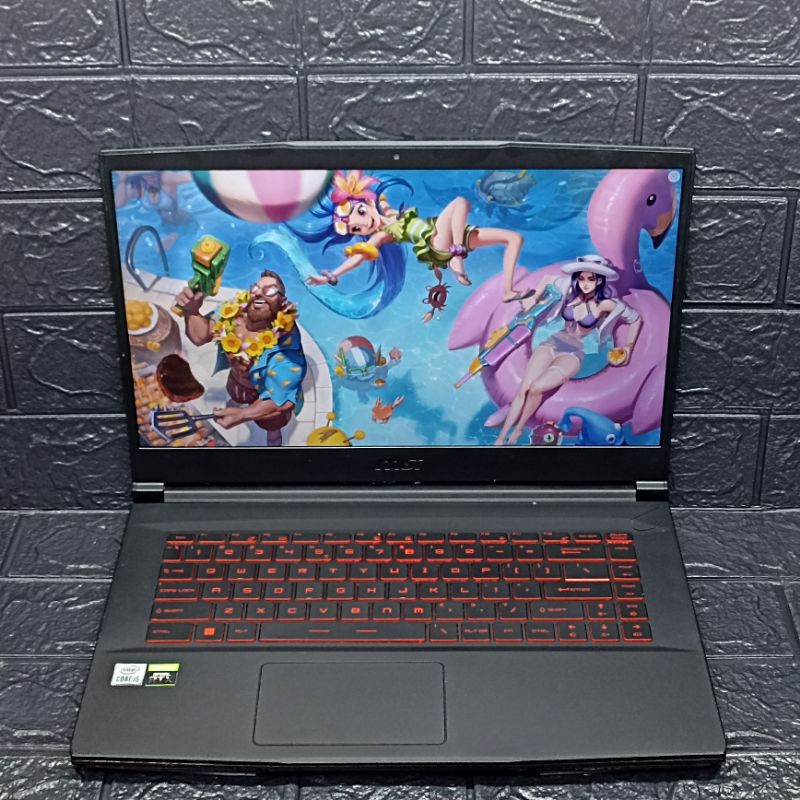 Laptop Gaming MSI GF63 Thin 10UC Intel Core I5-10500H 8/512GB RTX 3050
