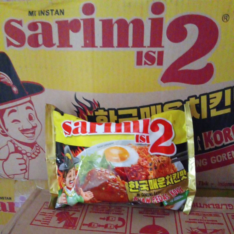 

[1 Dus isi 24 Bungkus] SARIMI ISI 2 RASA AYAM PEDAS KOREAN
