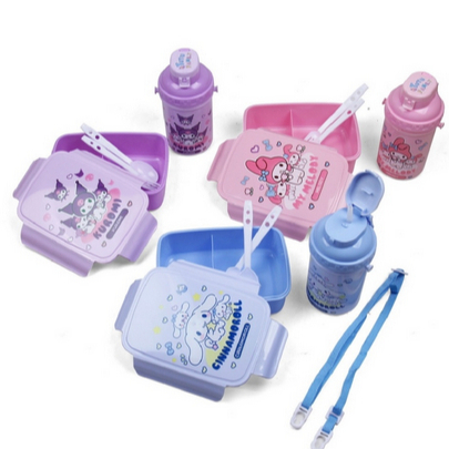 Kotak Makan Anak Set Botol Minum / Lunch Box Bekal Anak Set Botol Minum Free Sendok & Garpu //wadah 