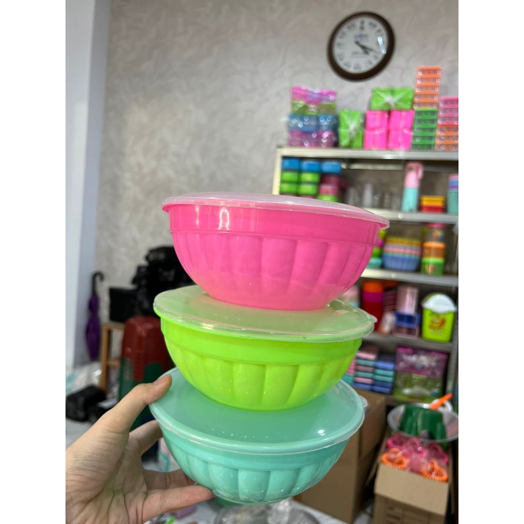 MANGKOK TUTUP BULAT / MANGKOK TUTUP PLASTIK / MANGKOK TUTUP VICTORY / MANGKOK PLASTIK / MANGKOK ESTE
