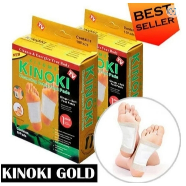 KINOKI GOLD KOYO KAKI HERBAL KINOKI DETOX 1 BOX ISI 10 PAD