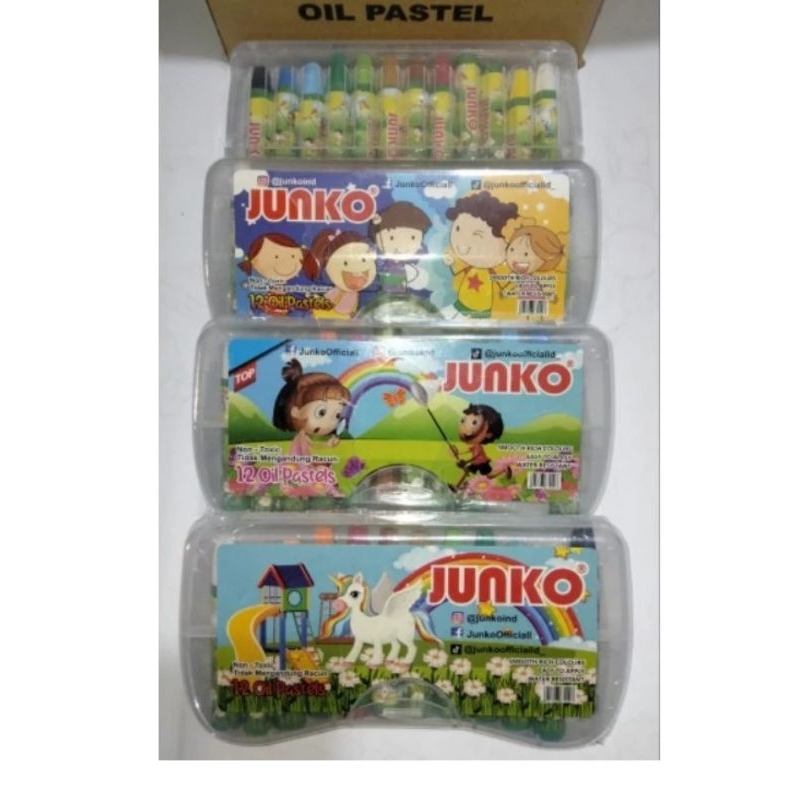 

Crayon Junko 12 & 18 warna