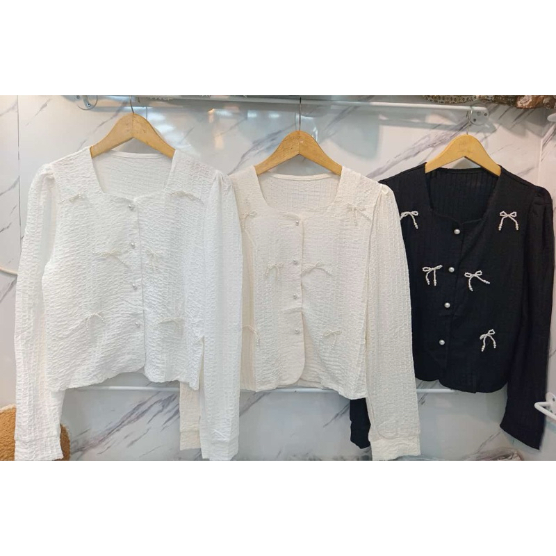 Kemeja squere neck pita