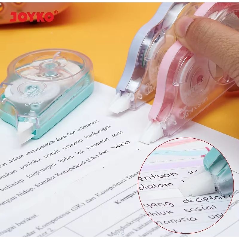 

Pita Correction Tape Joyko CT-522PTL Pastel Color