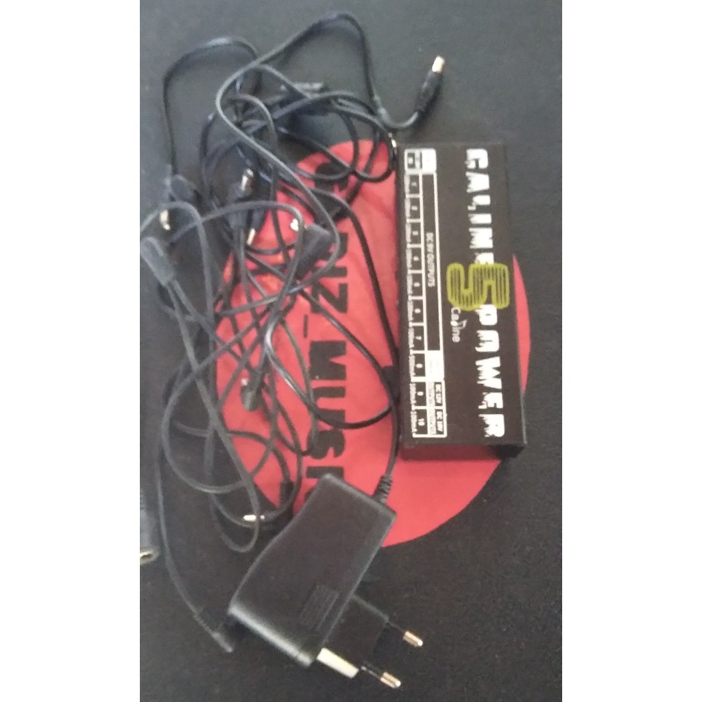 adaptor efek gitar atau power supply pedal efek 10 chanel