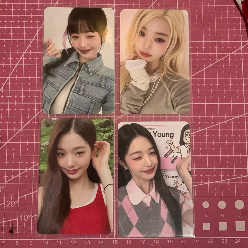 photocard wonyoung ive hapa kristin