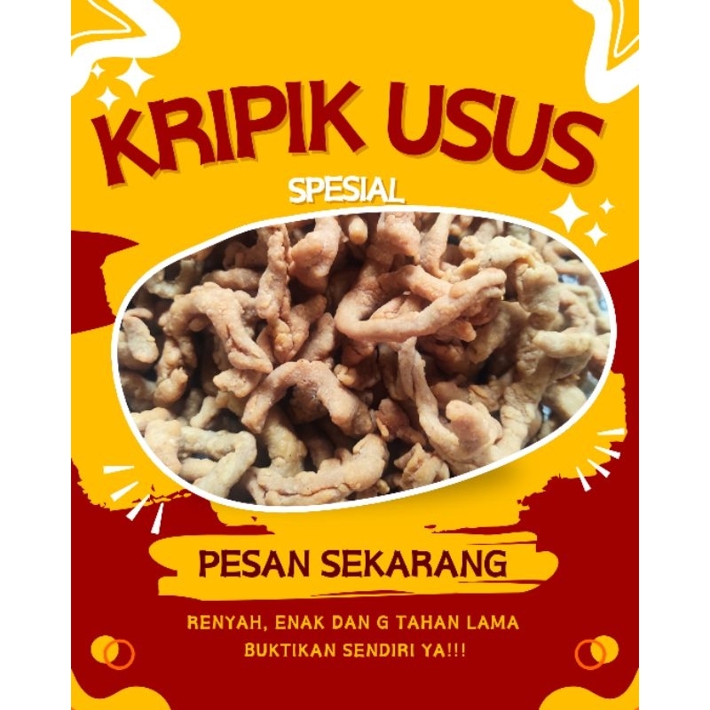 

Kripik usus ayam kripsy