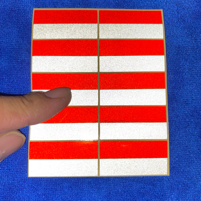 

Stiker cuting Indonesia isi 10 bendera