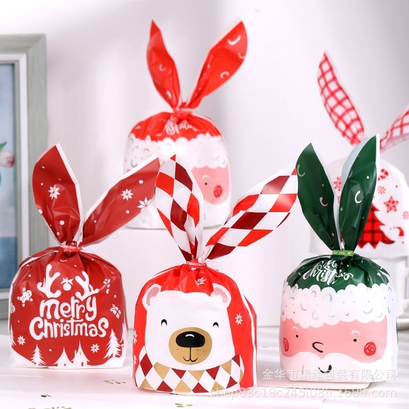 

(HARGA 10LEMBAR) KEMASAN COOKIES NATAL/ KEMASAN KUE NATAL/ KEMASAN COOKIES XMAS