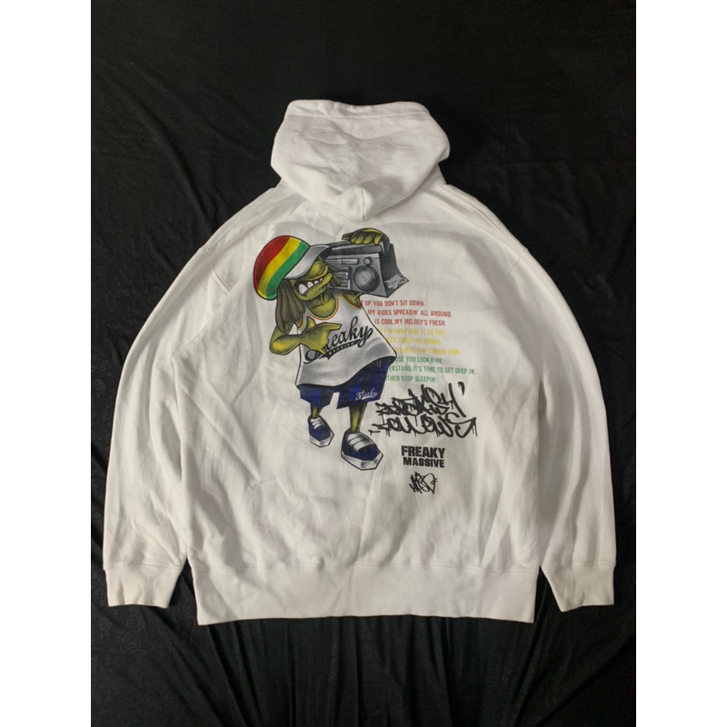 HODDIE FREAKY MASSIVE HIP HOP Y2K JNCO WUTANG