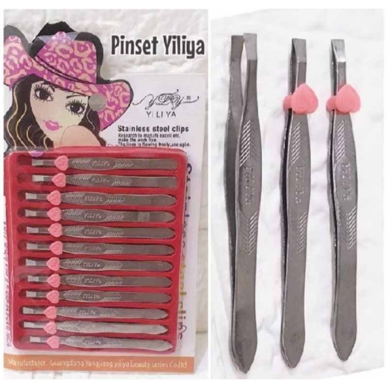 Pinset ujung miring Pinset Cabut Uban