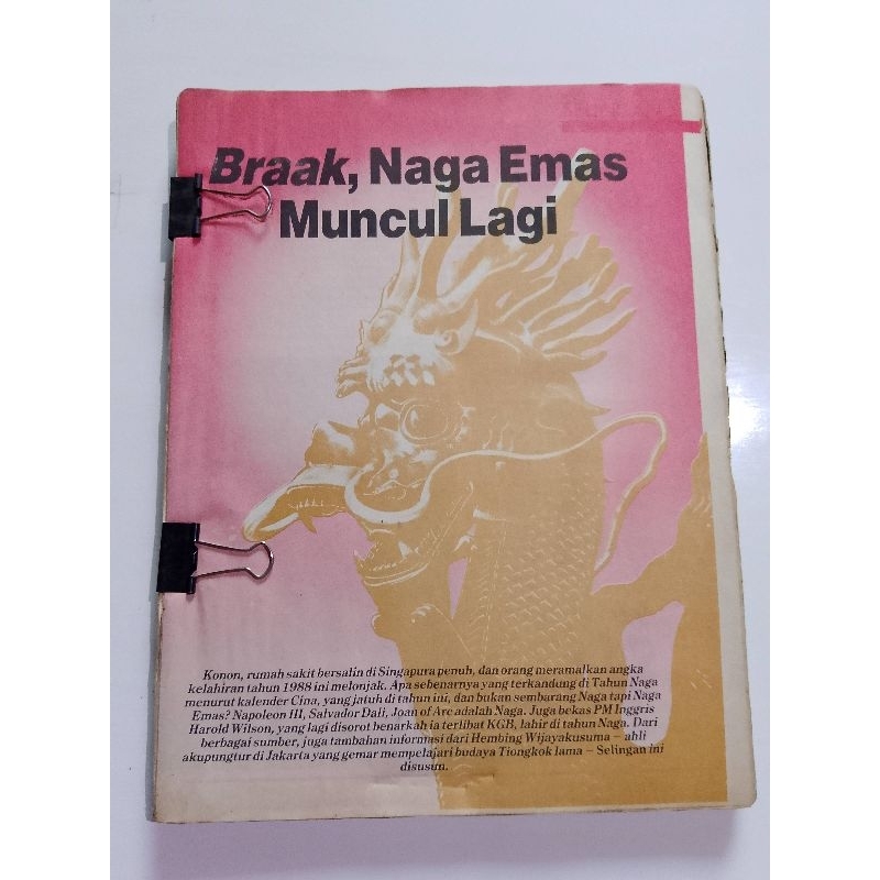 SELINGAN DARI MAJALAH TEMPO /  BUNDEL